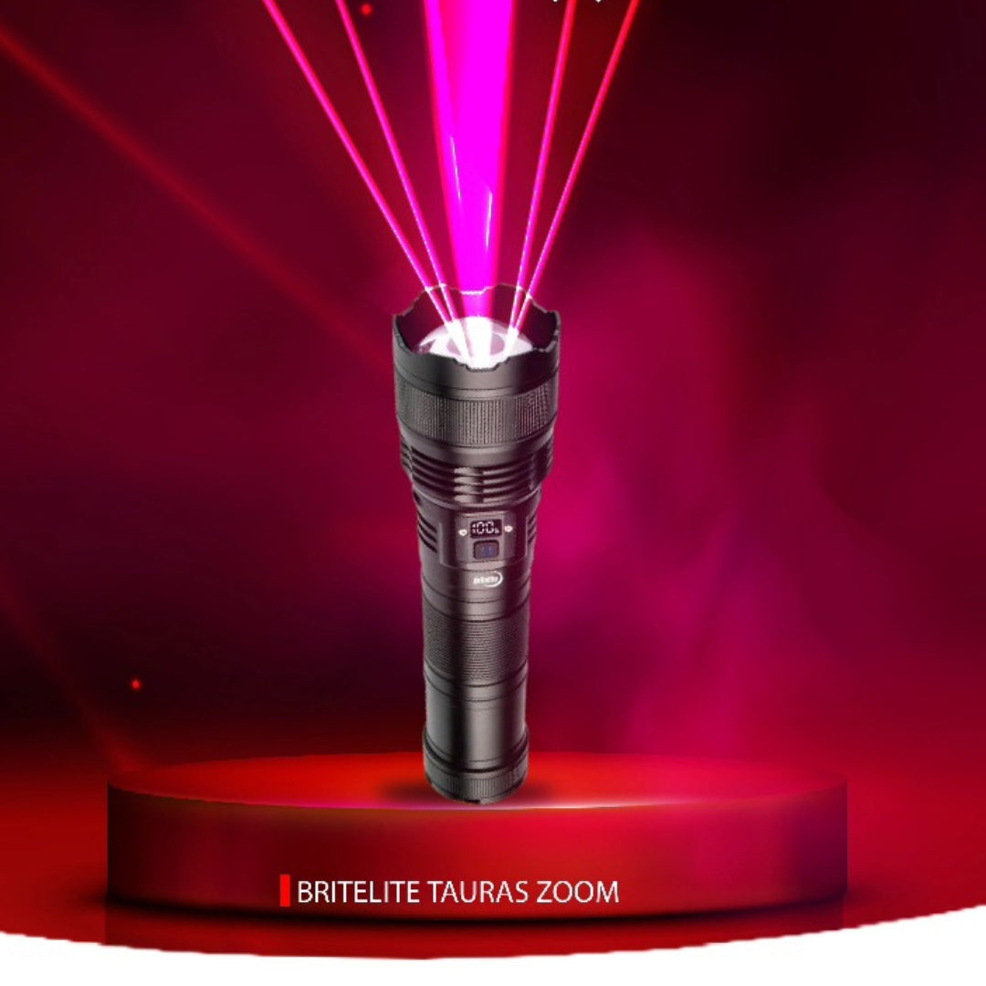 Britelite Taurus Zoom Rechargeable Flashlight – Bombay Bazaar Supermarket