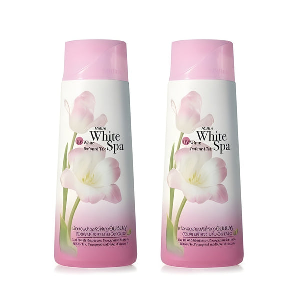 Mistine White Spa UV White Perfumed Talc Powder – 2 x 200g Combo