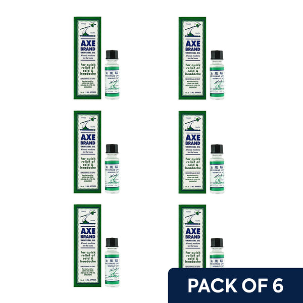زيت Axe Brand Universal 3 مل - 6 قطع