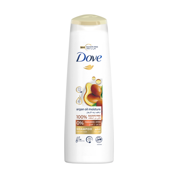 Dove Argan Oil Moisturizing Shampoo for Dry Hair - 400ml