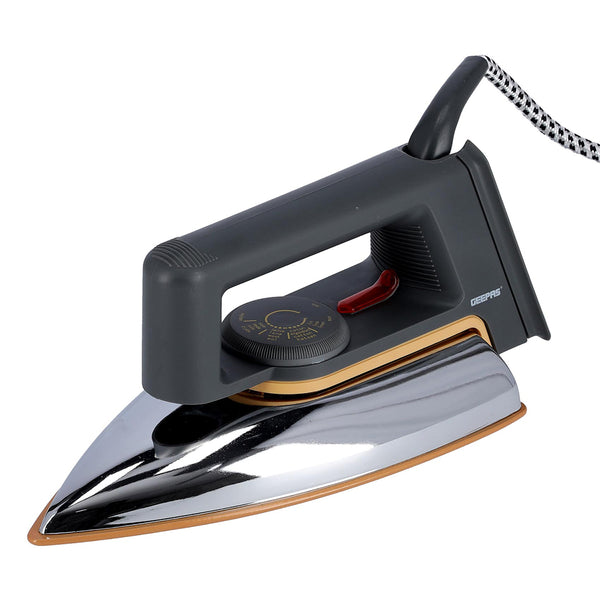 Geepas GDI23016 Dry Iron – 1200W, Ceramic Soleplate