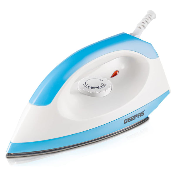 Geepas GDI7782 Dry Iron – 1200W, Non-Stick Soleplate