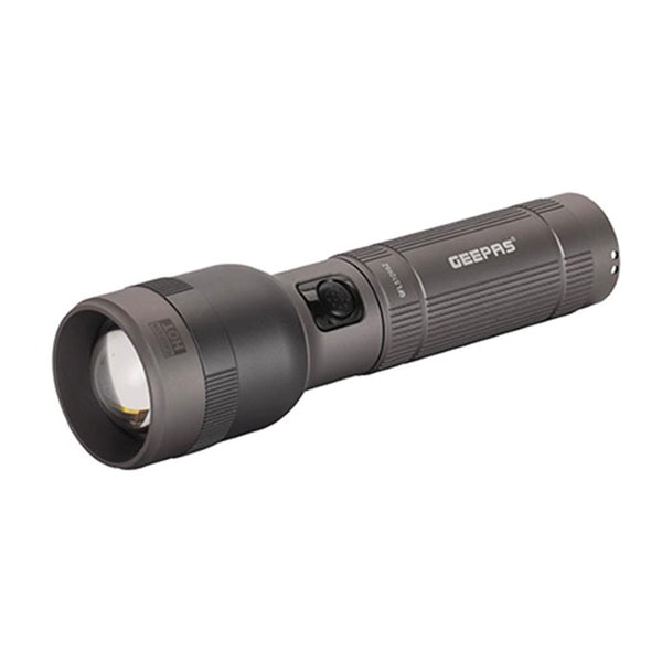 Geepas GFL-51096 Zoomable Rechargeable LED Flashlight / Torch