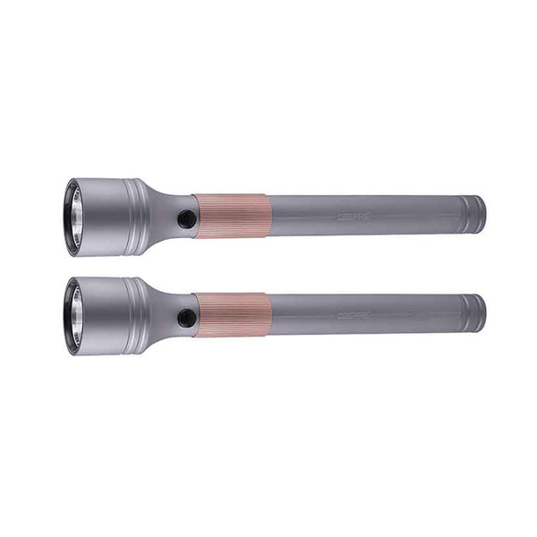Geepas GFL51077 2 Pcs Rechargeable Waterproof LED Flashlight / Torch