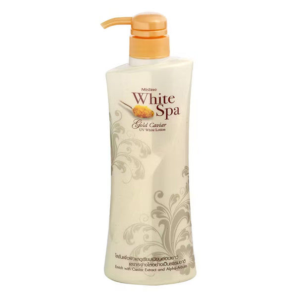Mistine White Spa Gold Caviar Whitening Lotion with Collagen - 400ml