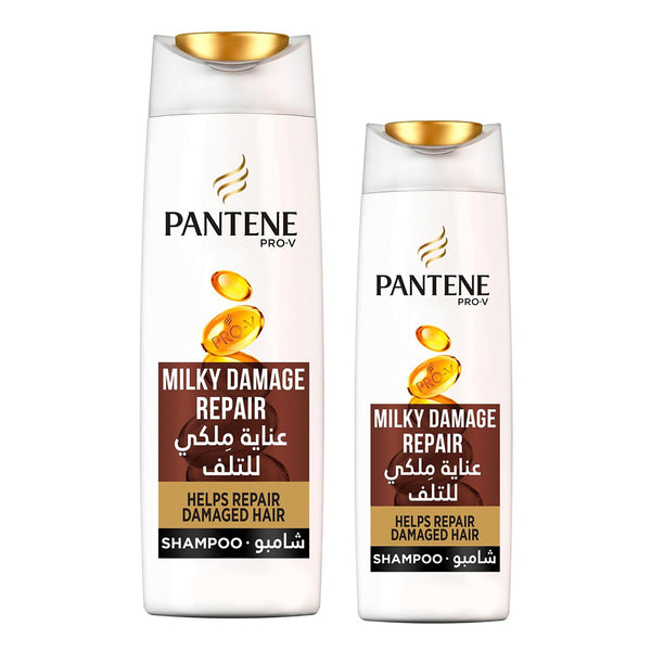 Pantene Pro-V Milky Damage Repair Shampoo - 400ml + 200ml